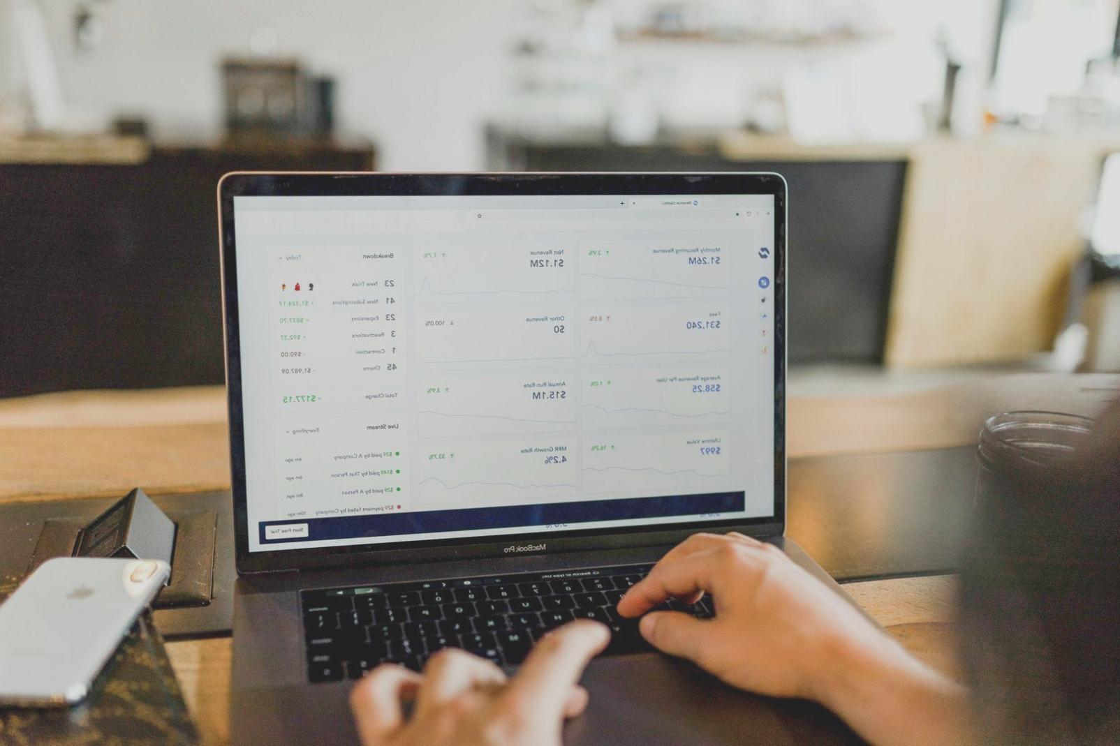 Software testing dashboard showing automated test results and performance metrics